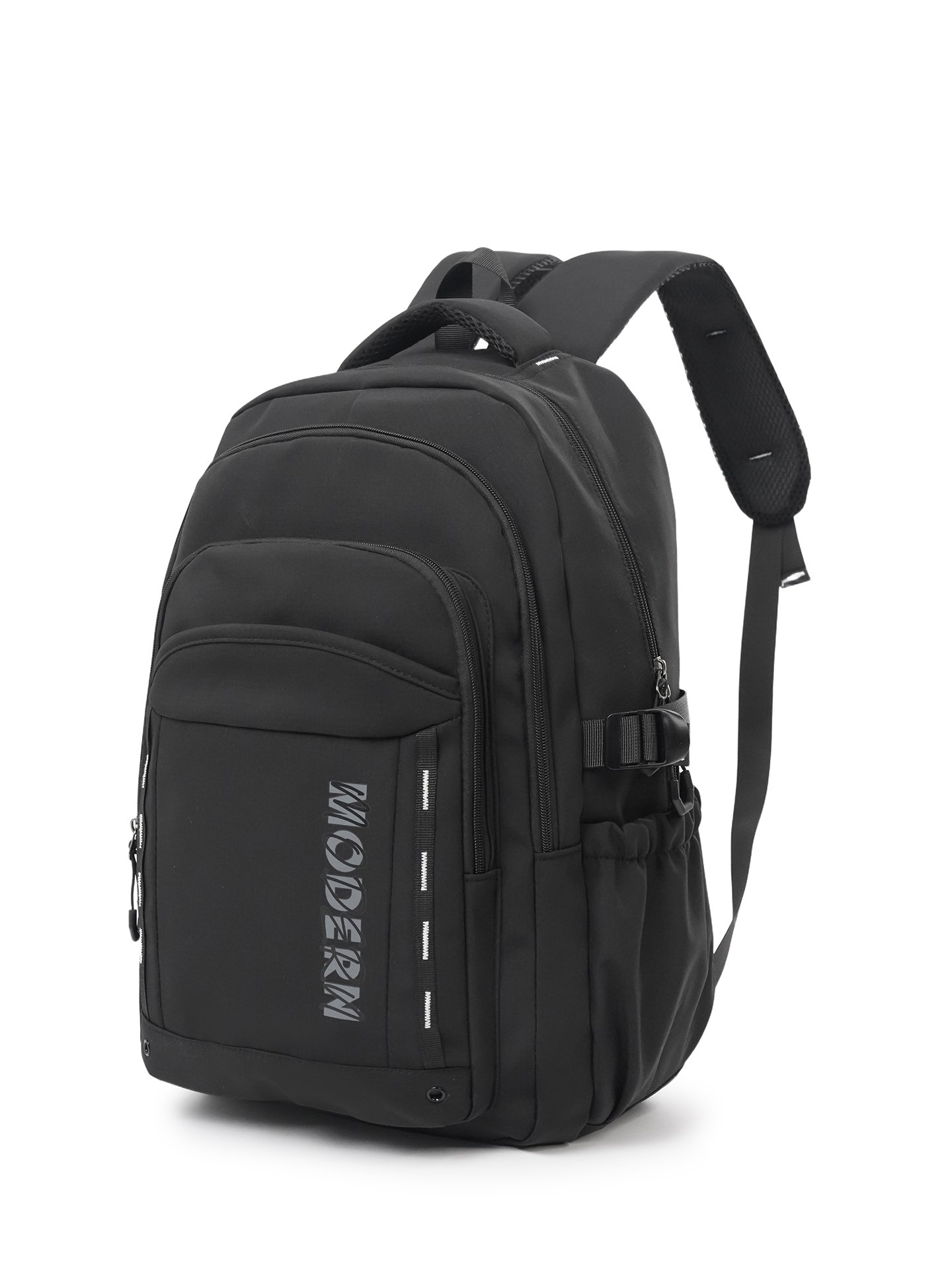 Durable Black Nylon Backpack