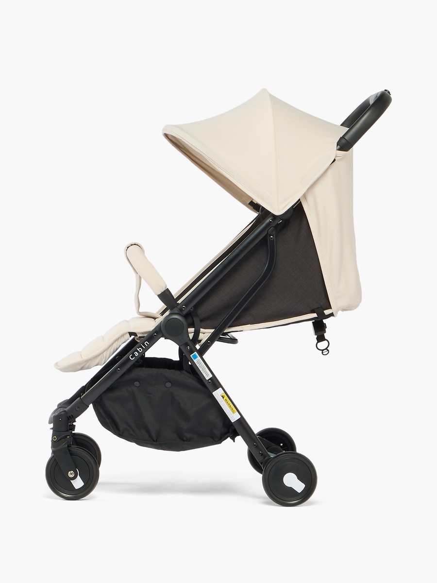 Cabin Approved Stroller with 3-Fold System, Aluminium Frame and Wheel Lock
