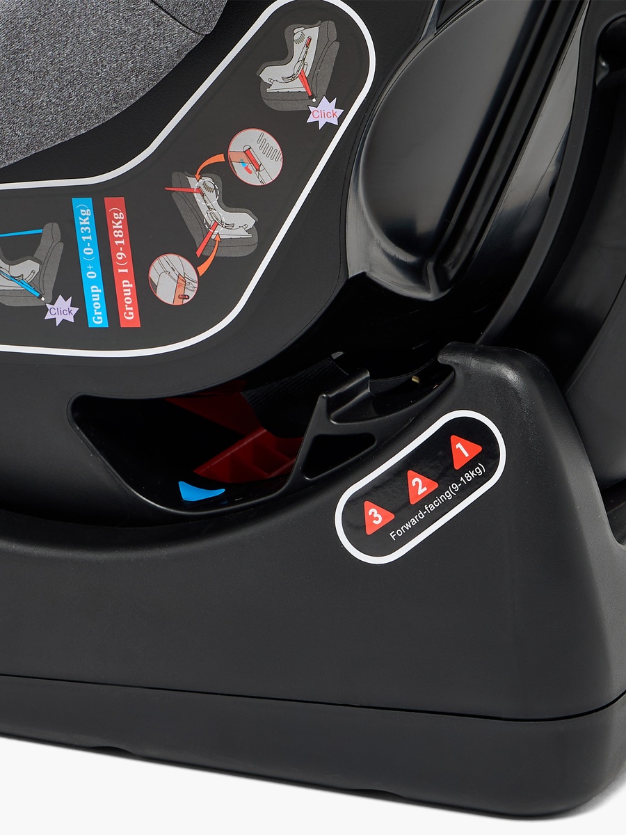 Cruz Convertible Car Seat with 5-Point Safety Harness and Seat Belt System