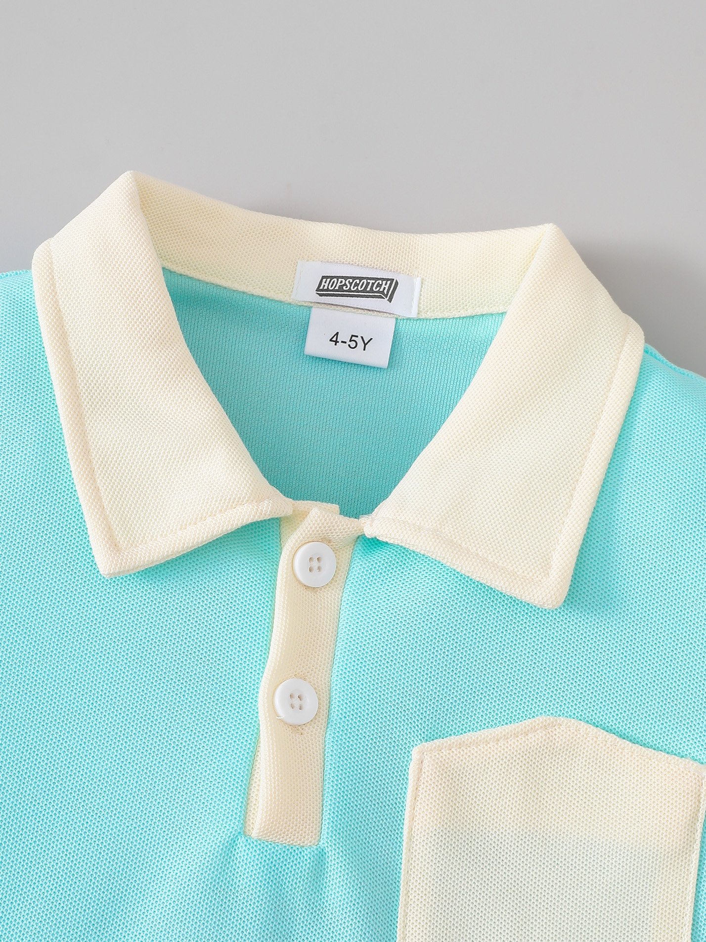 Boys Dino Print Polo T-Shirt and Denim Trousers Set