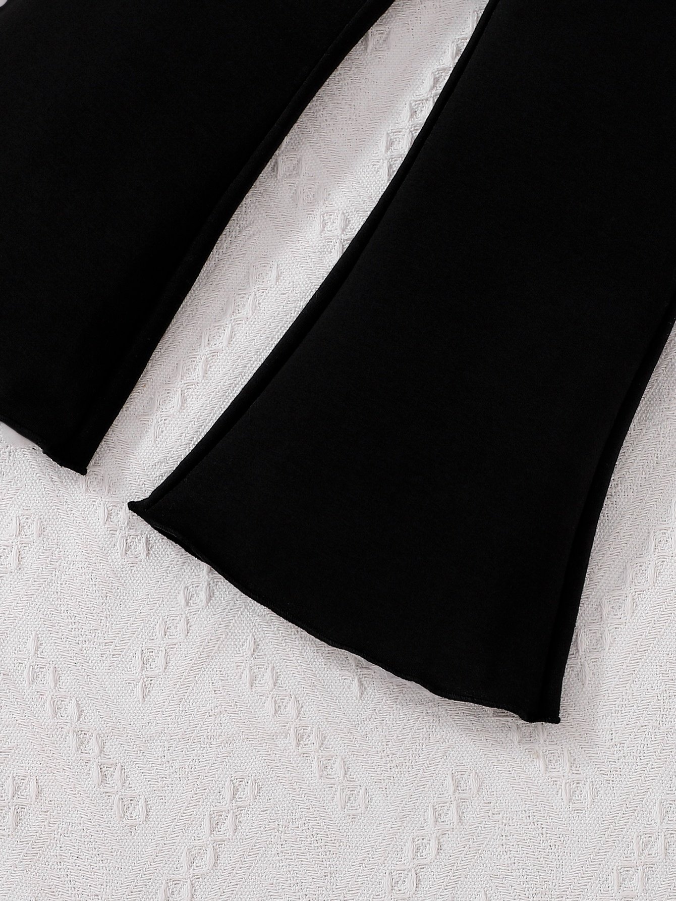 White Graphic Top and Trousers Set