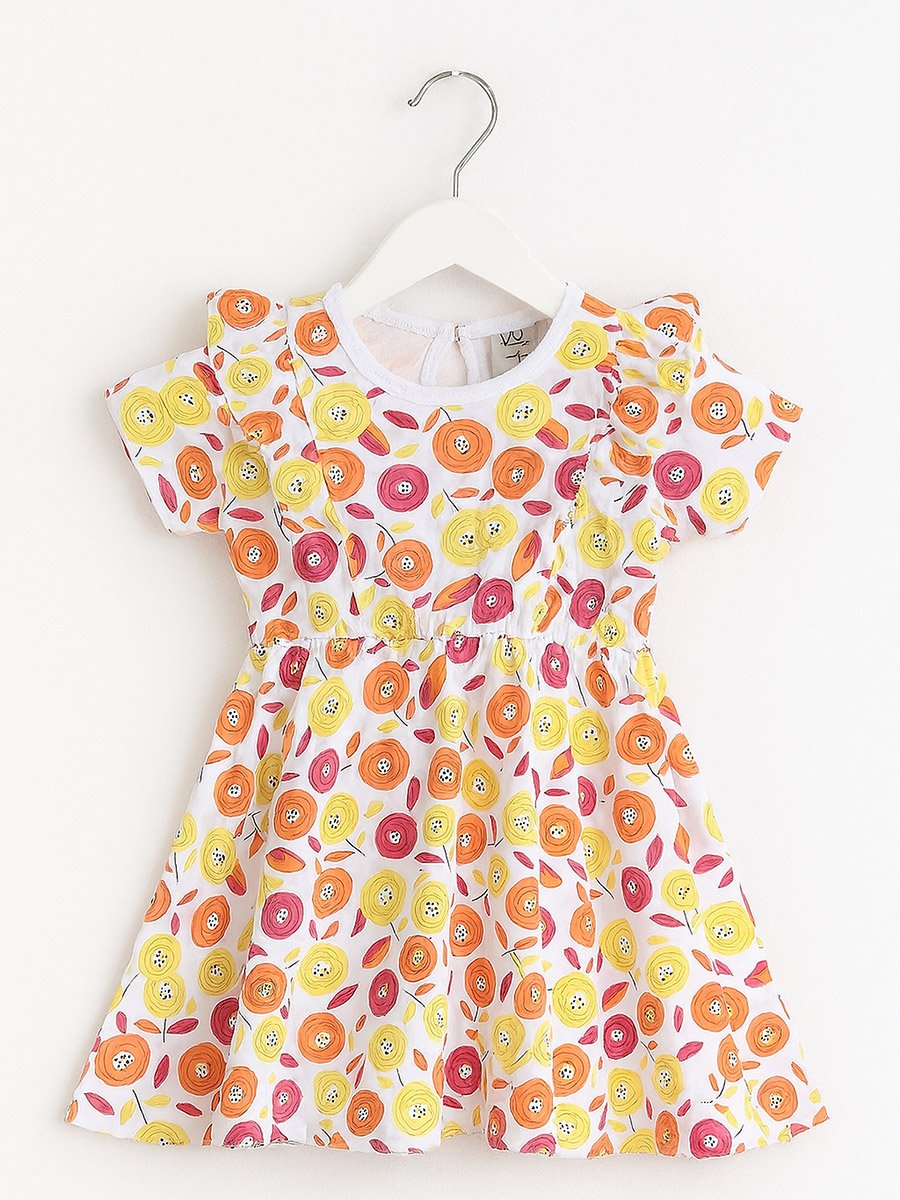 Pack of 2 - Girls Printed Casual Dress