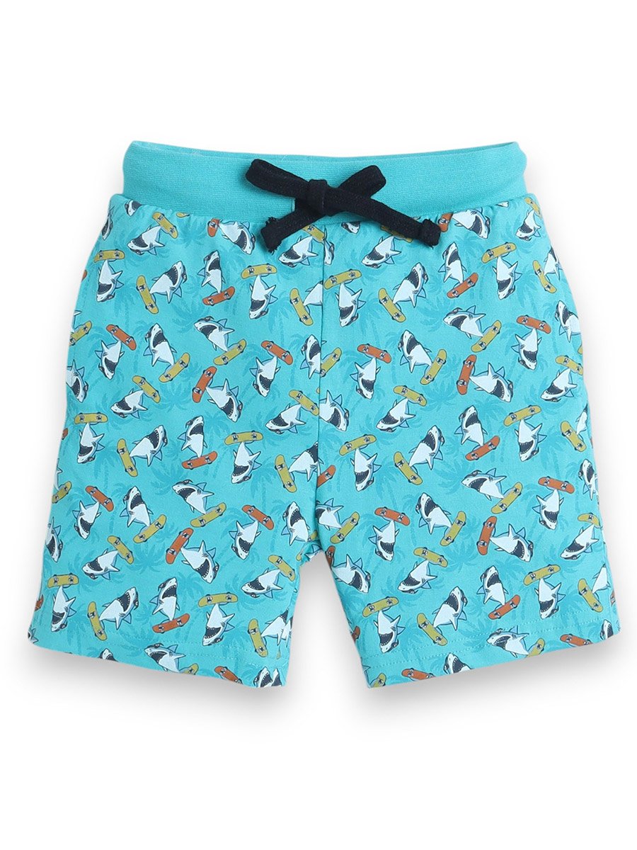 Boys All-Over Print T-Shirt and Shorts Set