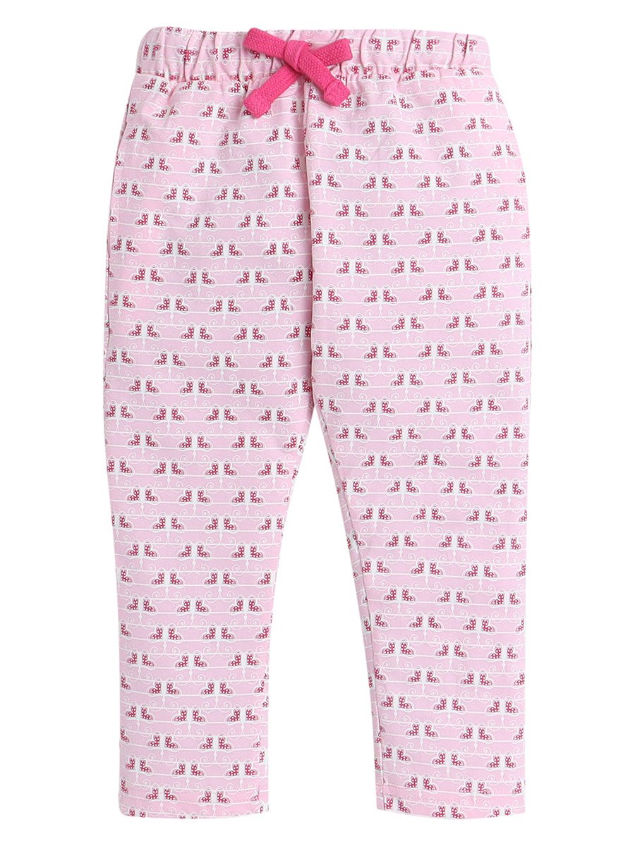 Girls Butterfly Print T-Shirt and Pyjama Set
