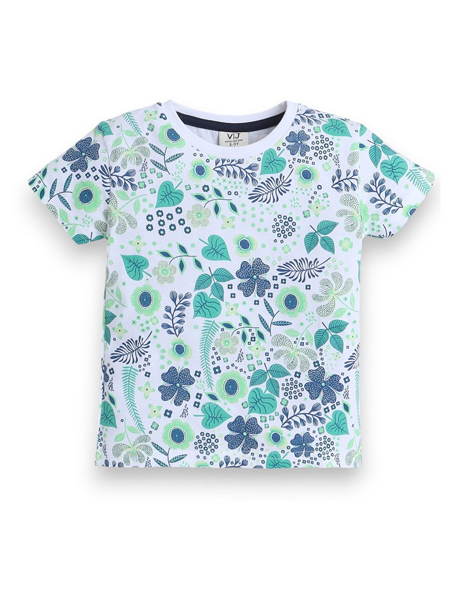 Girls All-Over Print T-Shirt and Shorts Set