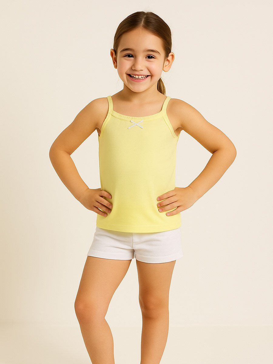 Pack of 3 - Girls Cotton Camisole