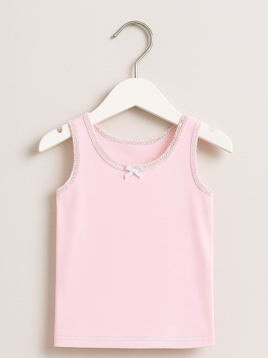 Pack of 3 - Girls Cotton Vests
