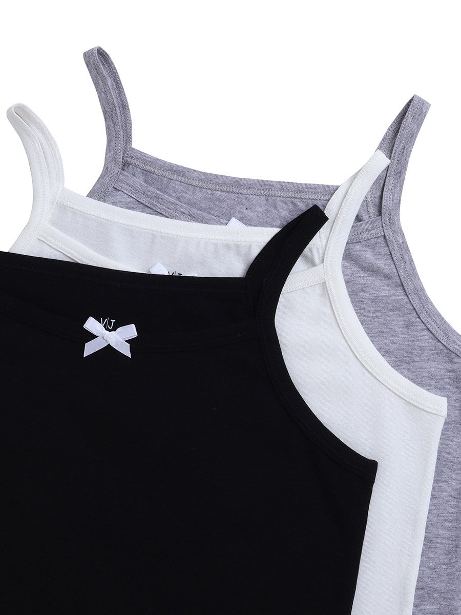 Pack of 3 - Girls Cotton Camisole