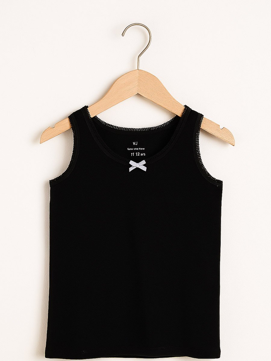Pack of 3 - Girls Cotton Vests