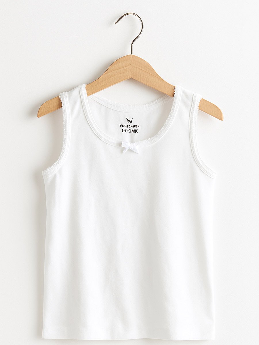 Pack of 3 - Girls Cotton Vests