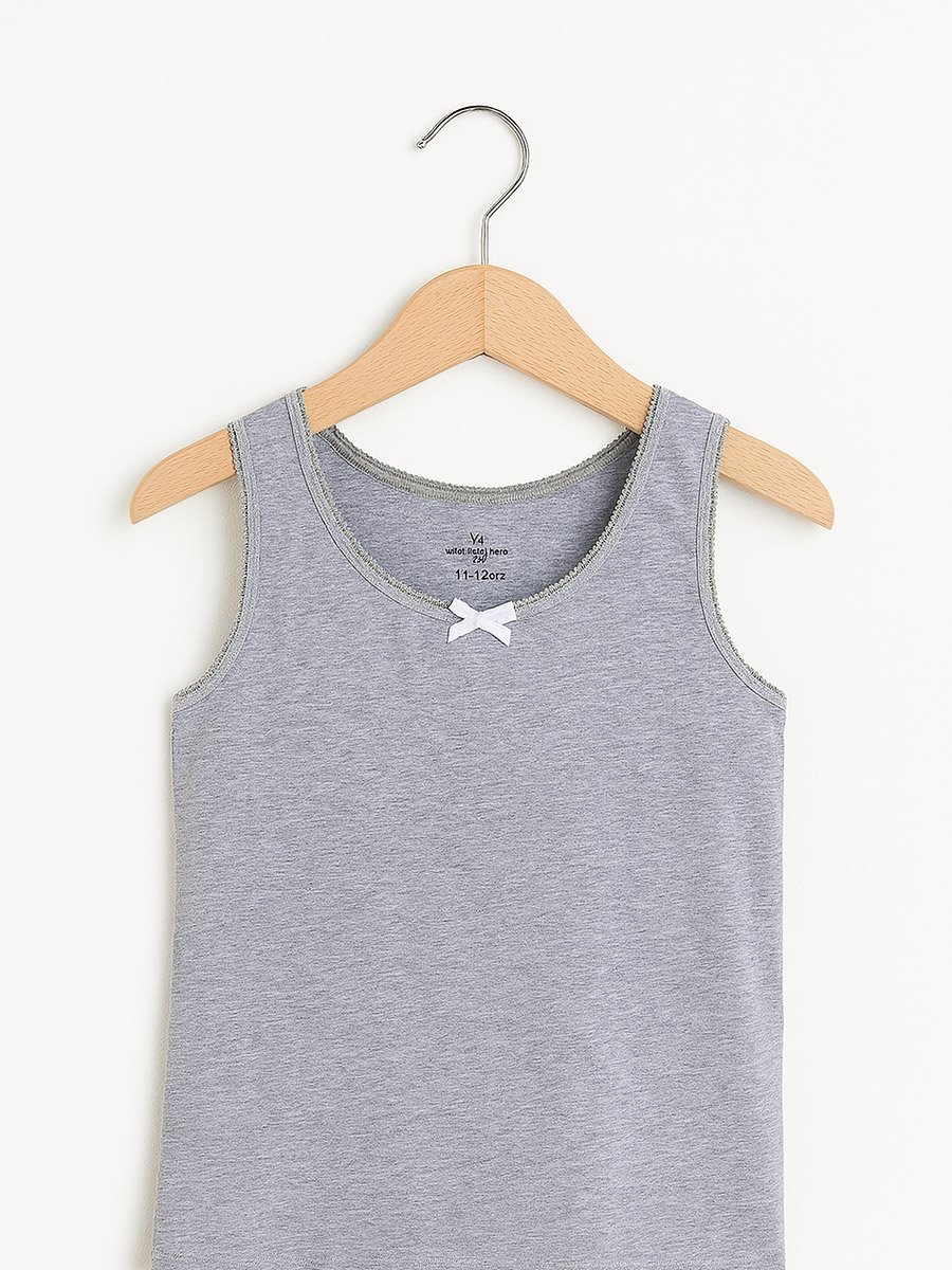 Pack of 3 - Girls Cotton Vests