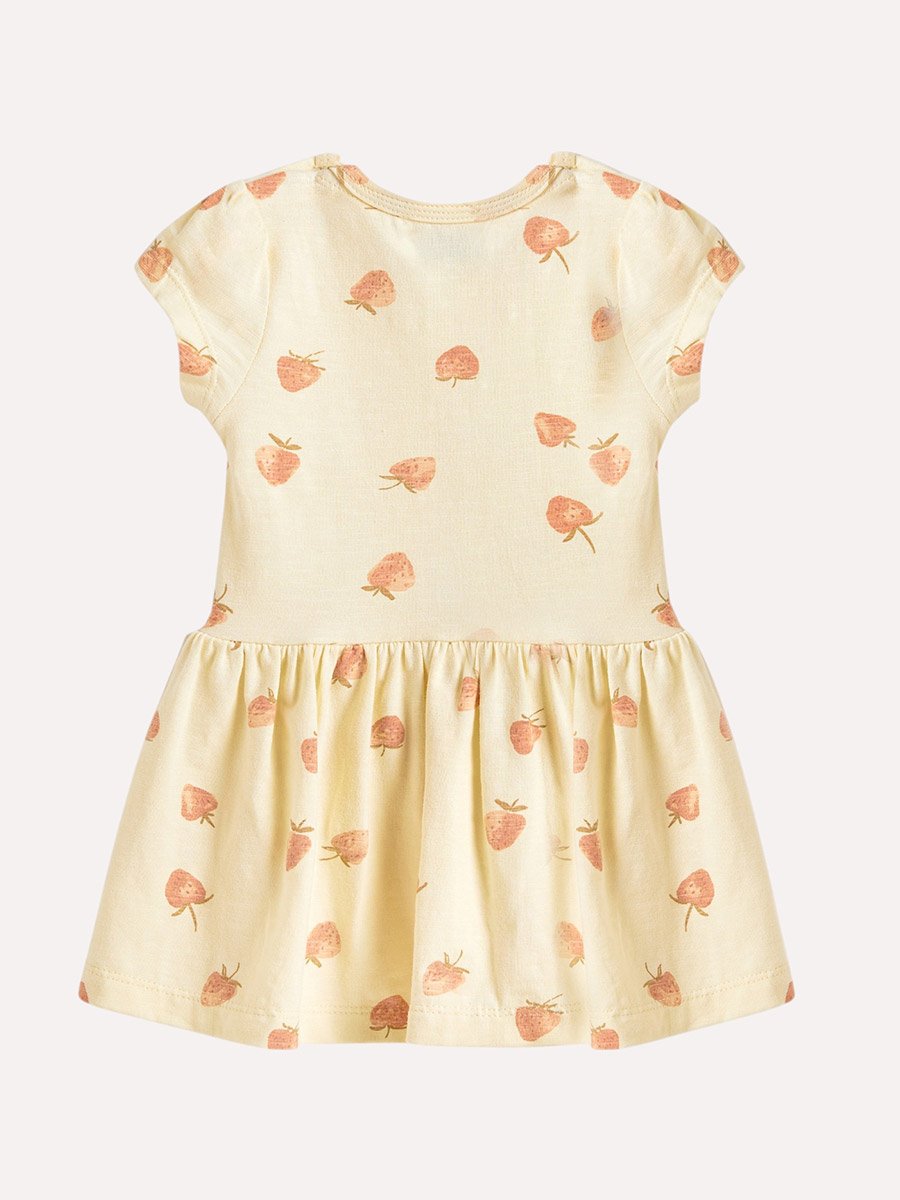 Girls Strawberry Print Dress