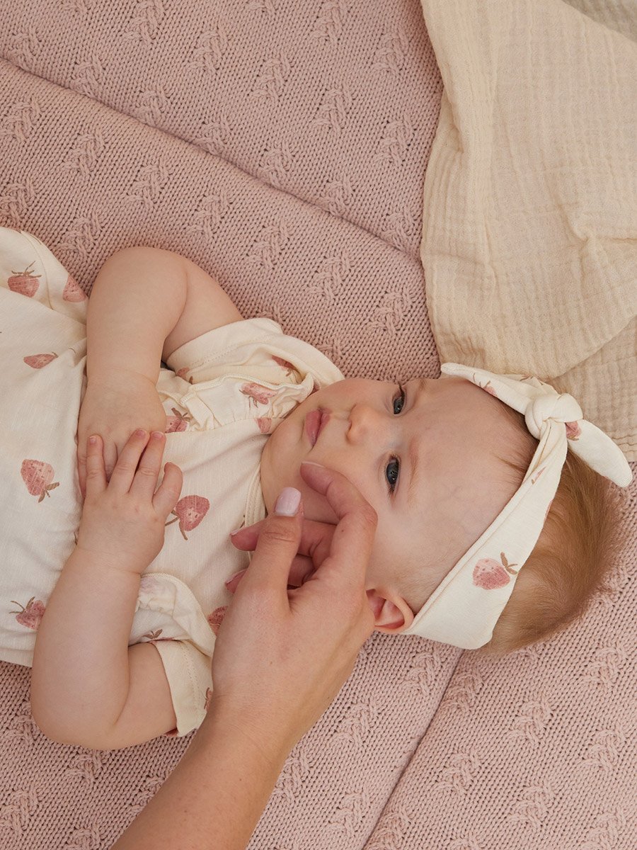 Girls Strawberry Print Dress