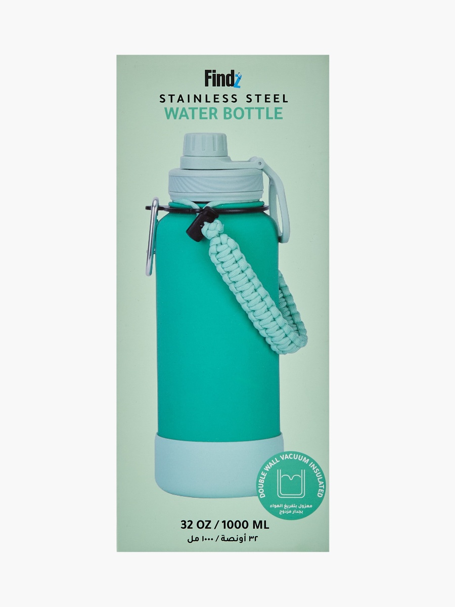 Double Wall Stainless Steel Vacuum Water Bottle - 1 L