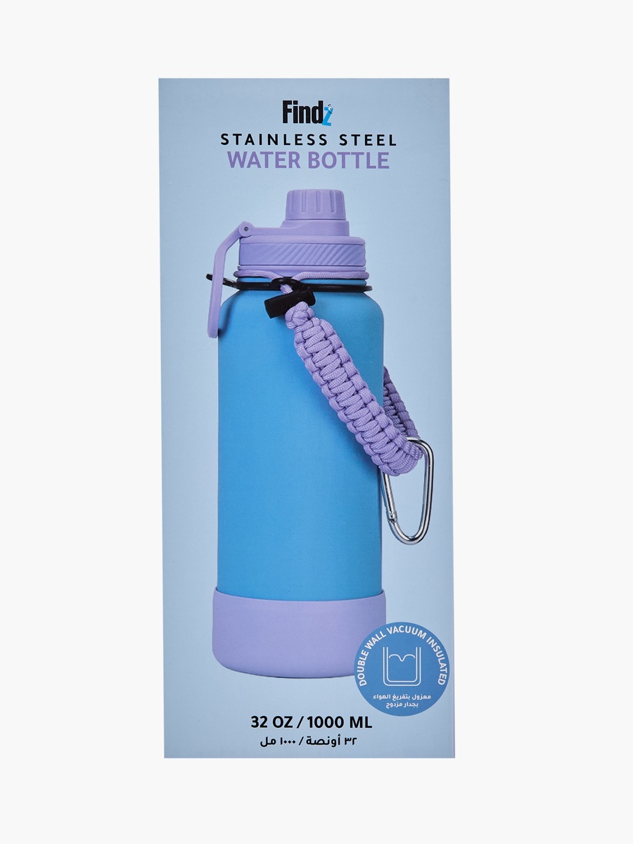 Double Wall Stainless Steel Vacuum Water Bottle - 1 L