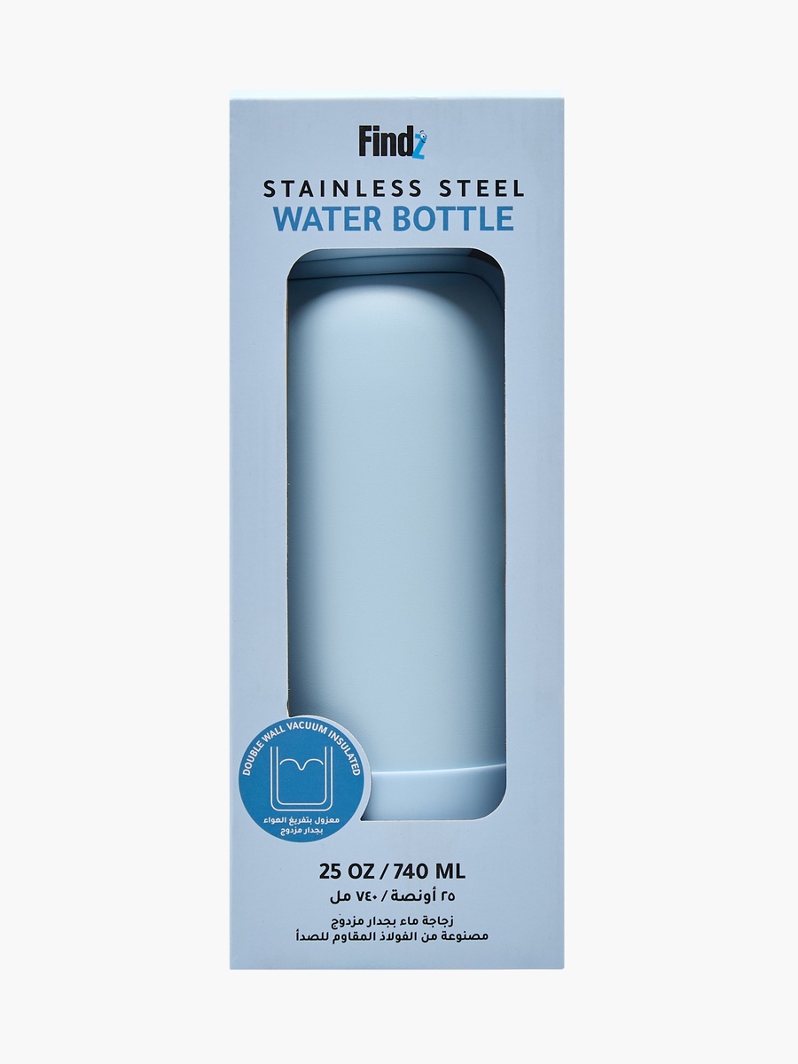Double Wall Stainless Steel Vacuum Water Bottle - 740 ml
