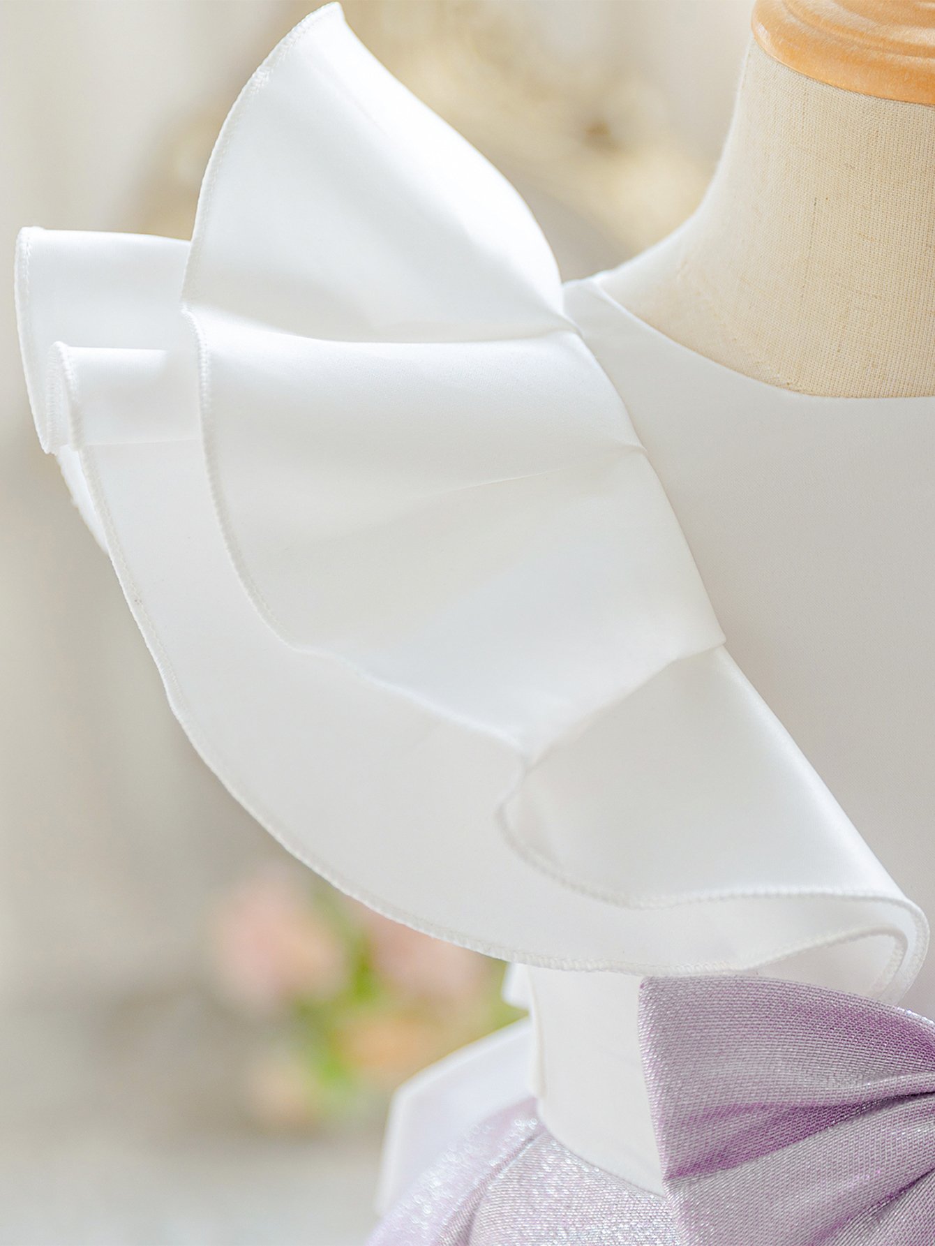 Girls Bow Detail Party Dress