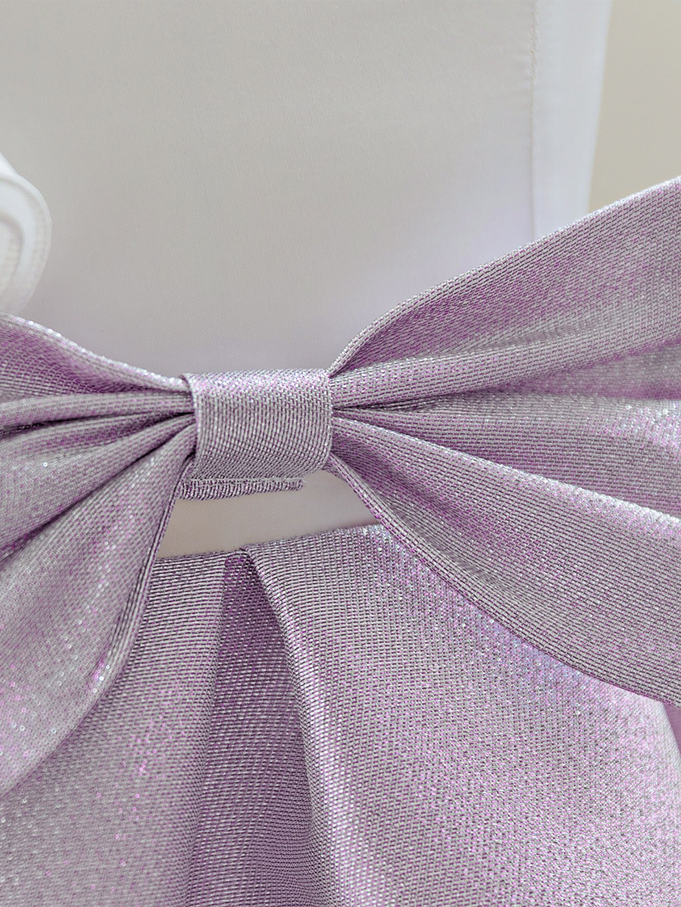 Girls Bow Detail Party Dress