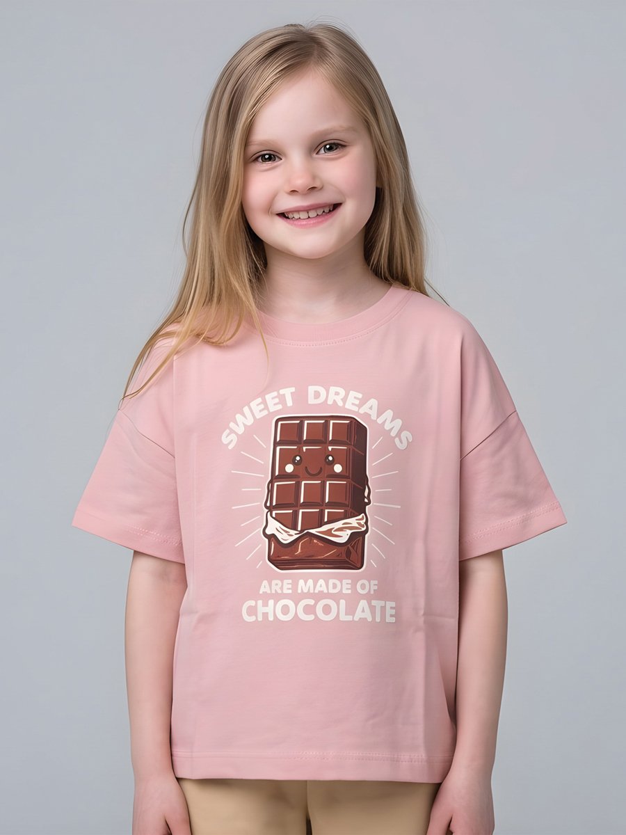 Girls Oversized Graphic T-Shirt