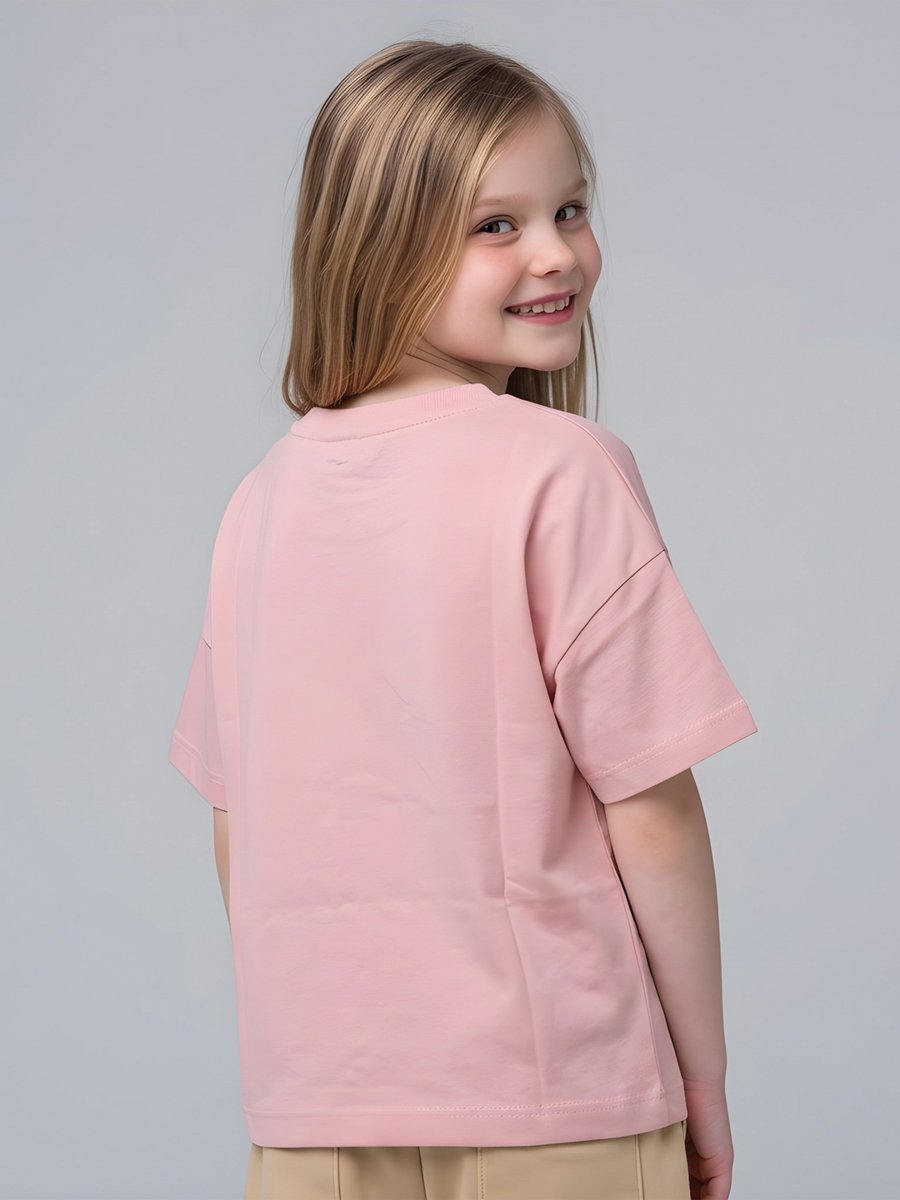 Girls Oversized Graphic T-Shirt