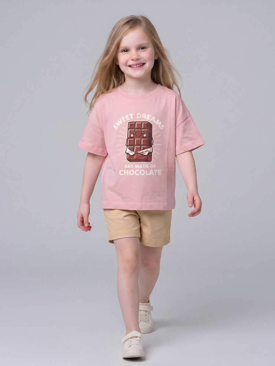 Girls Oversized Graphic T-Shirt