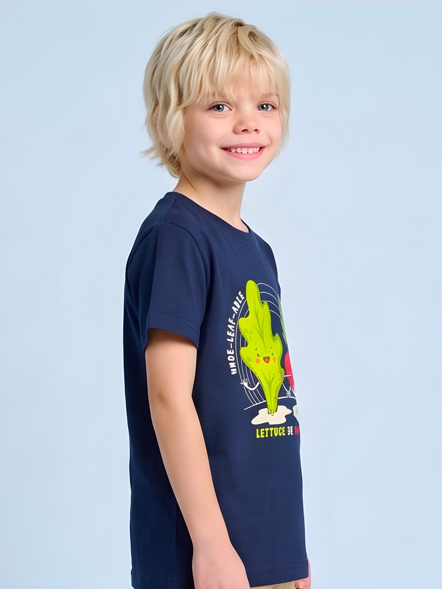 Boys Regular Fit Graphic T-Shirt