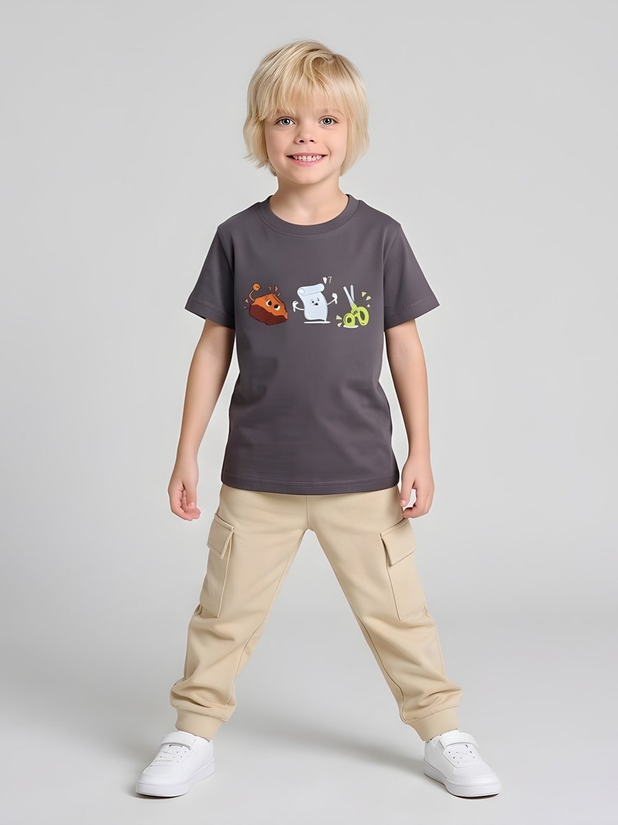 Boys Regular Fit Graphic T-Shirt