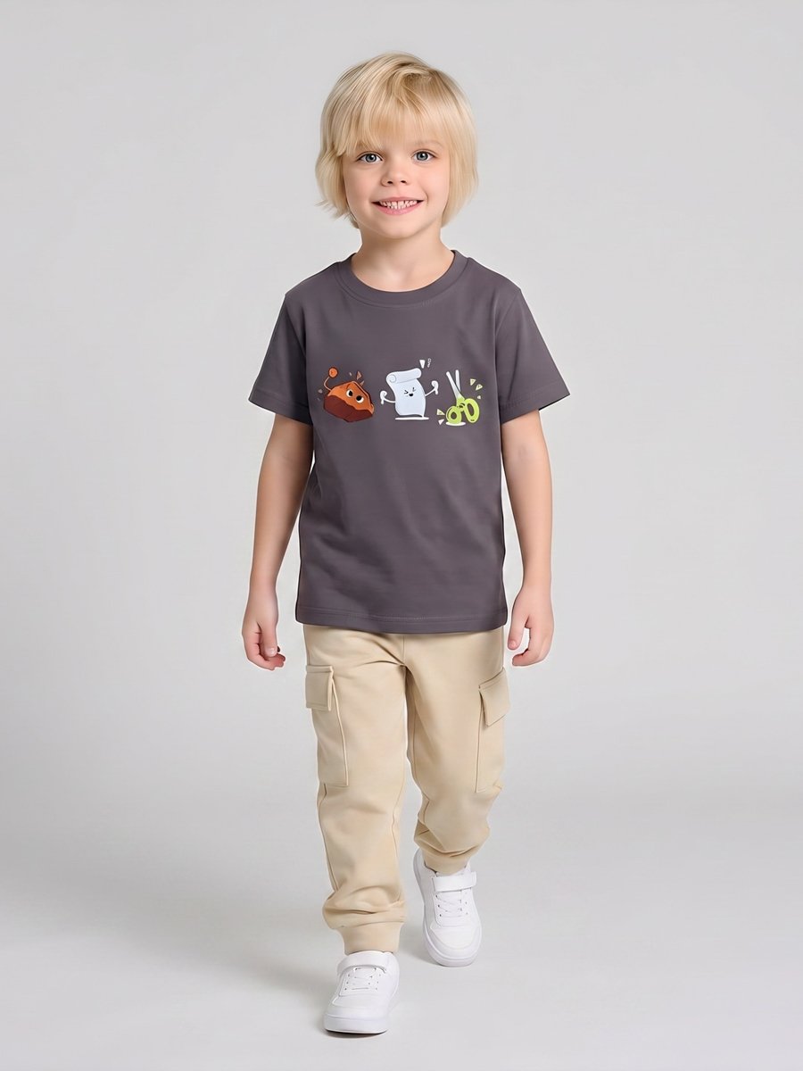Boys Regular Fit Graphic T-Shirt