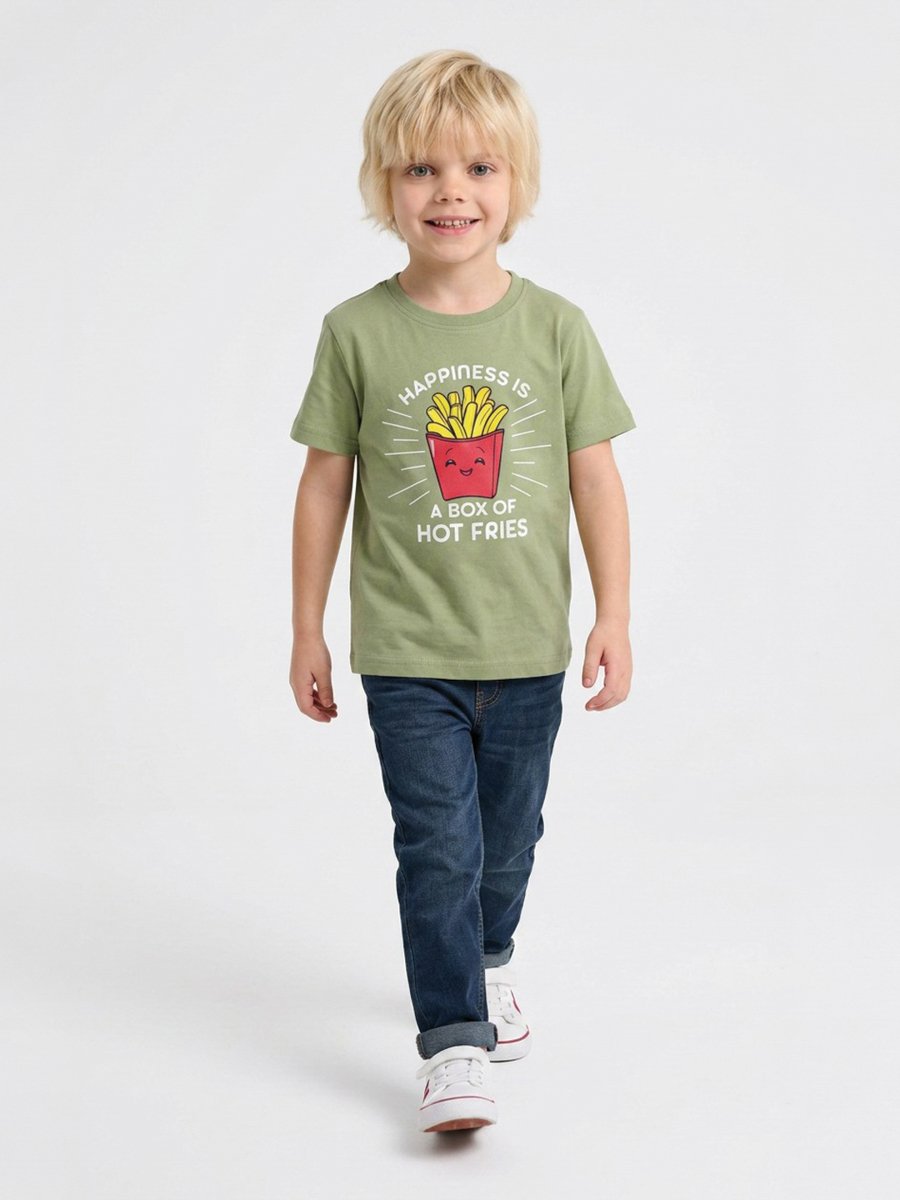 Boys Regular Fit Graphic T-Shirt