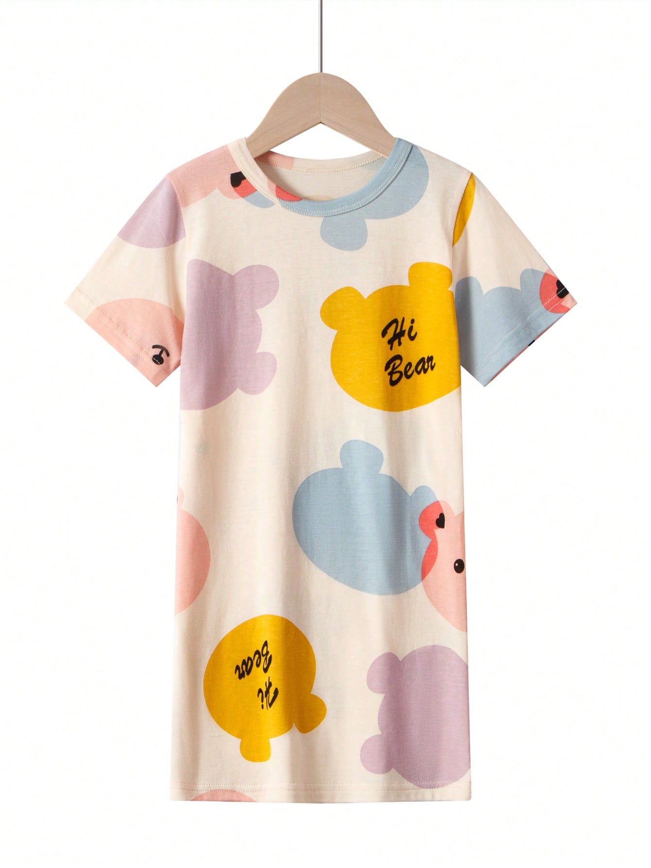 Girls Graphic Short Sleeve Nightdress