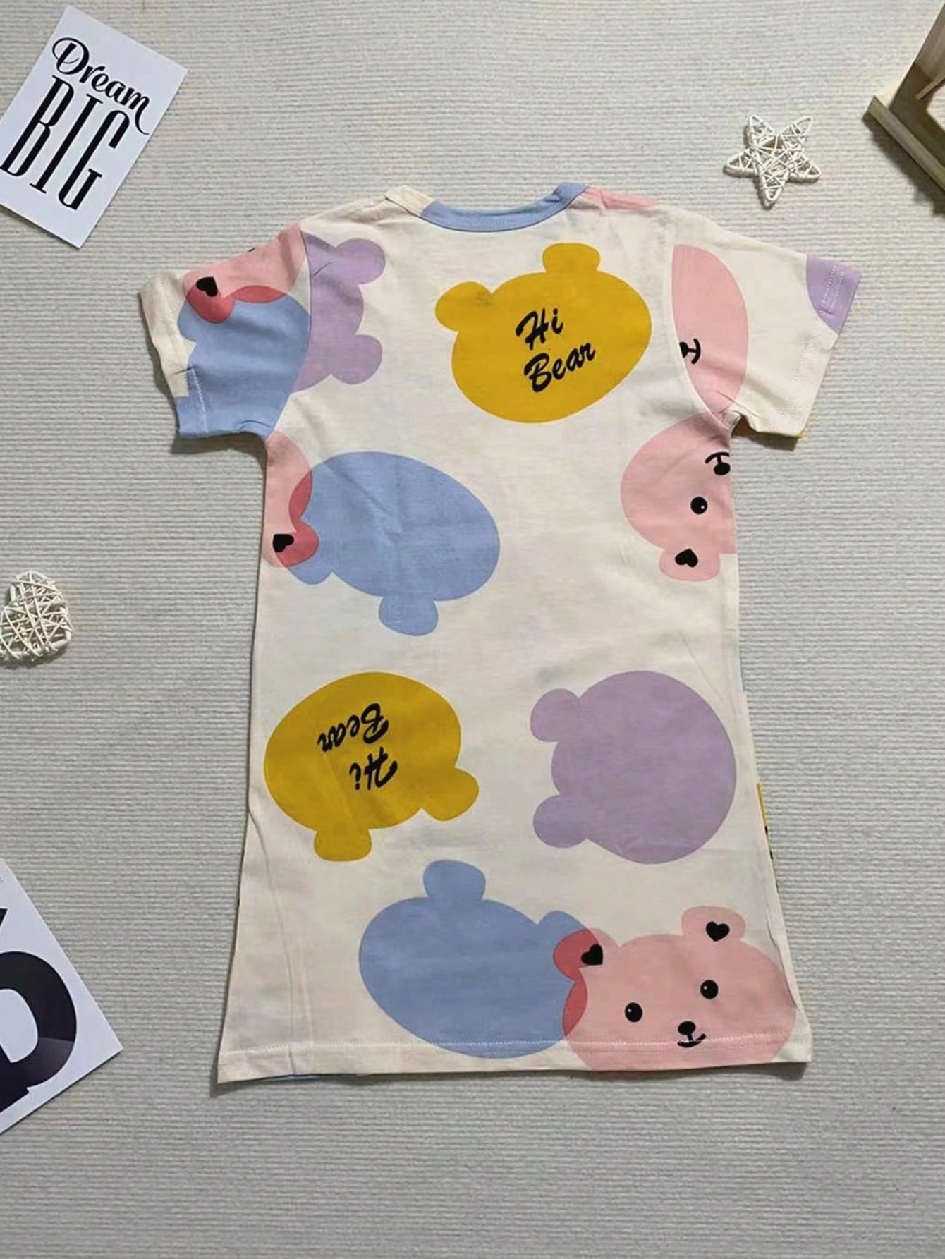 Girls Graphic Short Sleeve Nightdress