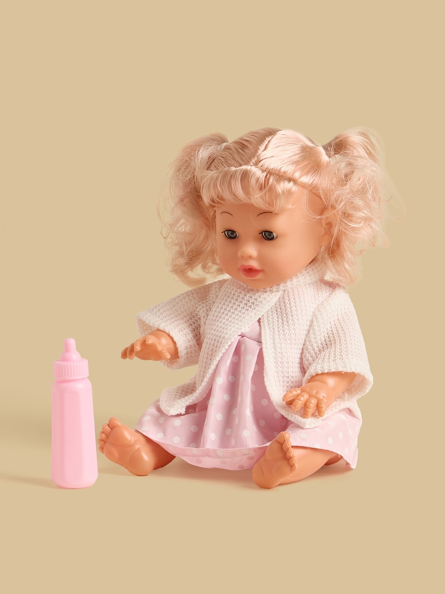 Baby Doll with Feeding Bottle - 12 inch