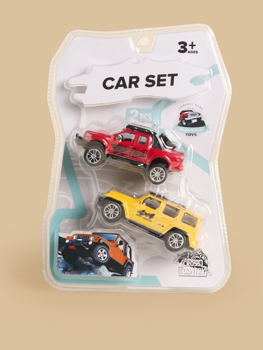 Pack of 2 - Action Cars
