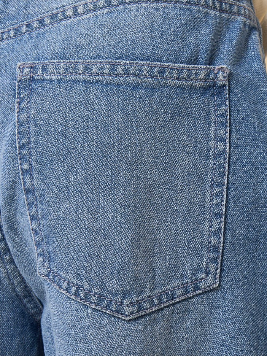 Straight Fit Jeans with Crochet Waist Wrap