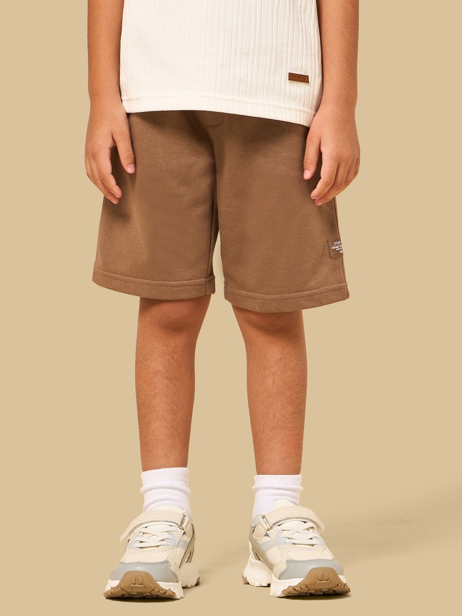 Slogan Applique Shorts
