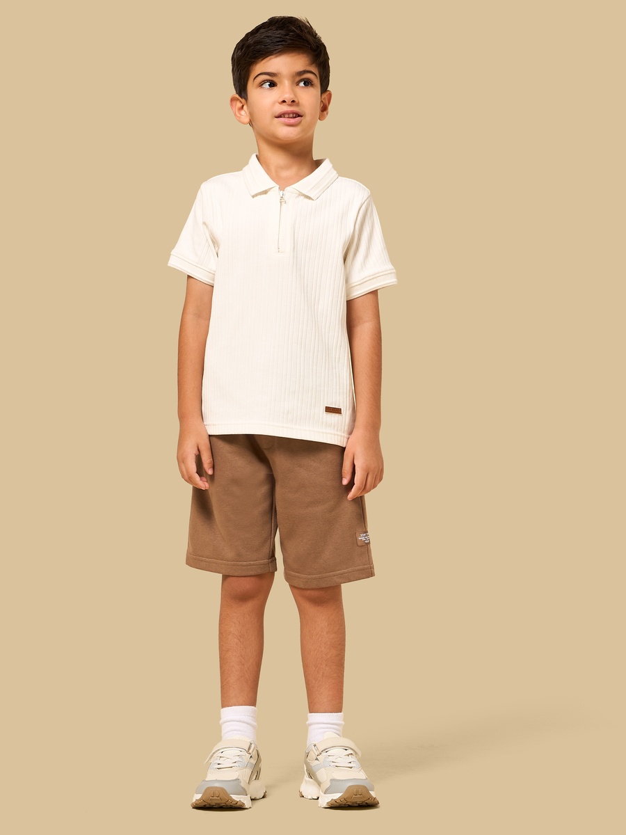 Slogan Applique Shorts