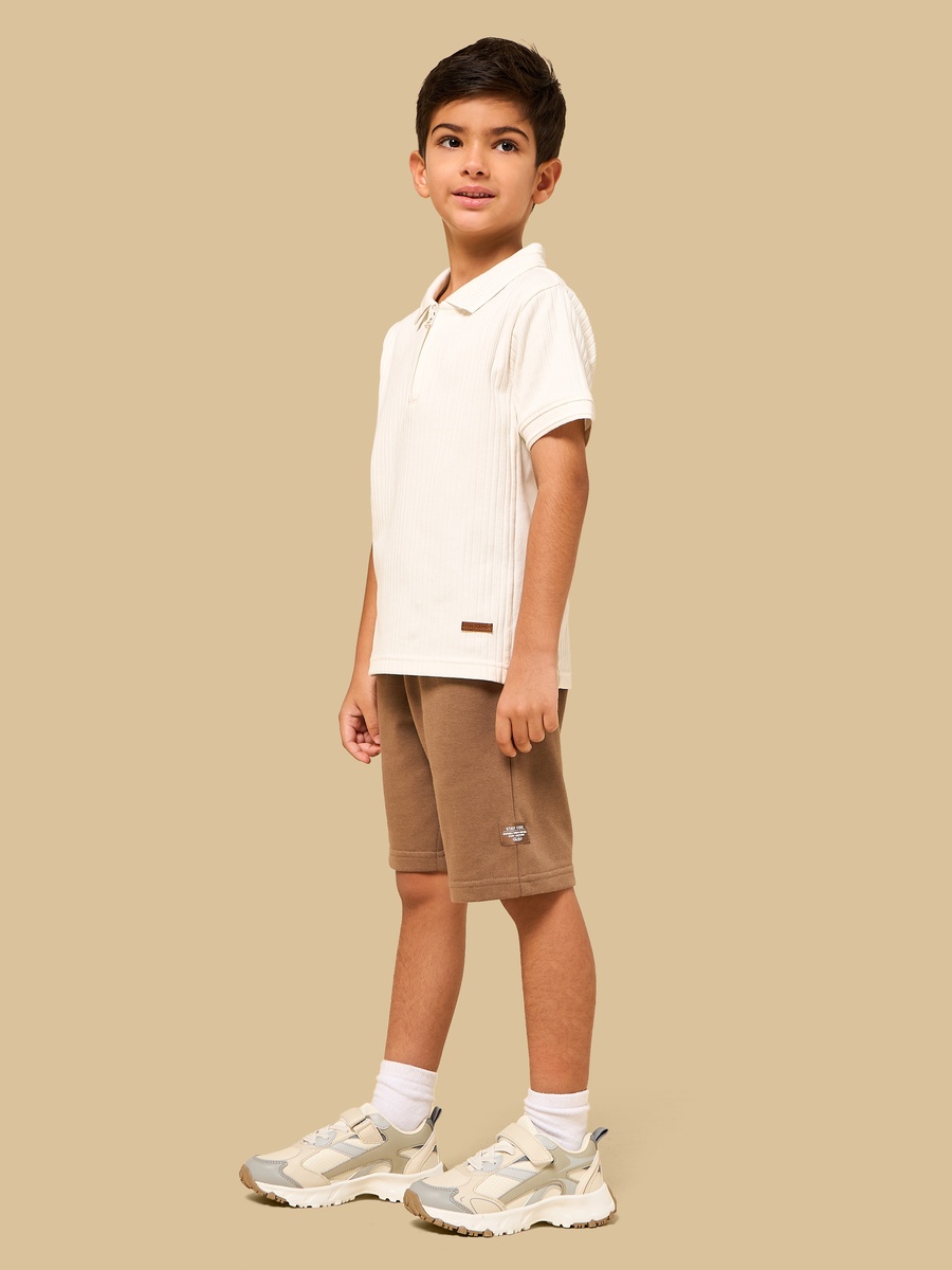 Slogan Applique Shorts