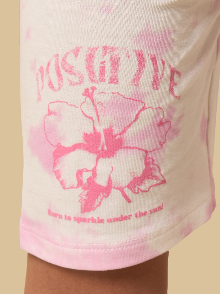 Tie-Dye Printed Shorts