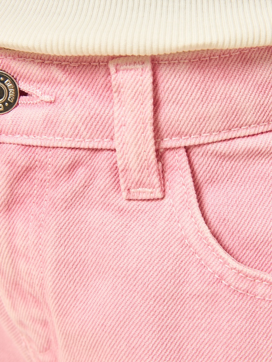 Cotton Denim Shorts