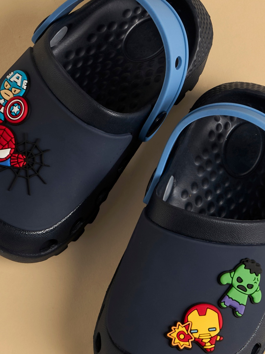 Avengers Applique Clogs with Backstrap