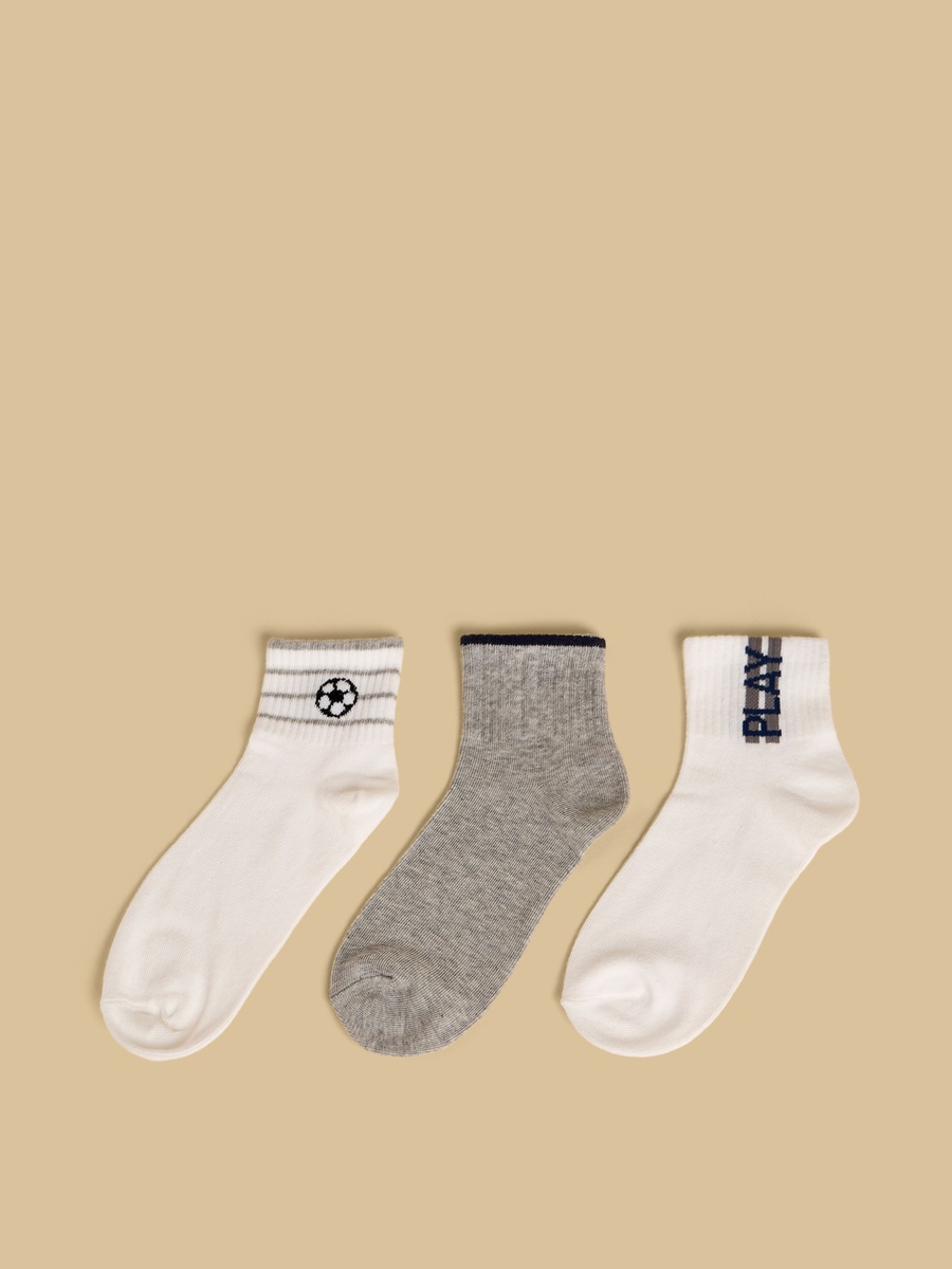 Pack of 3 - Printed Socks