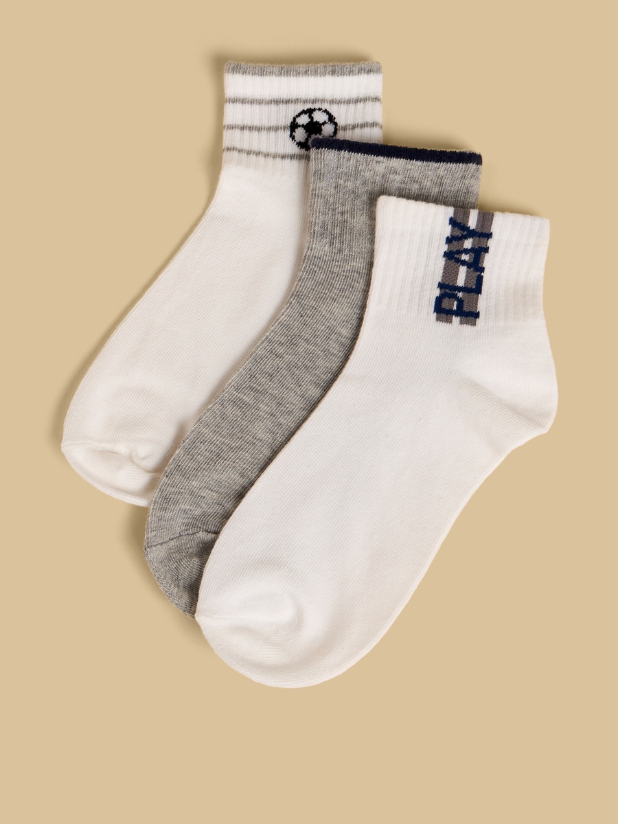 Pack of 3 - Printed Socks