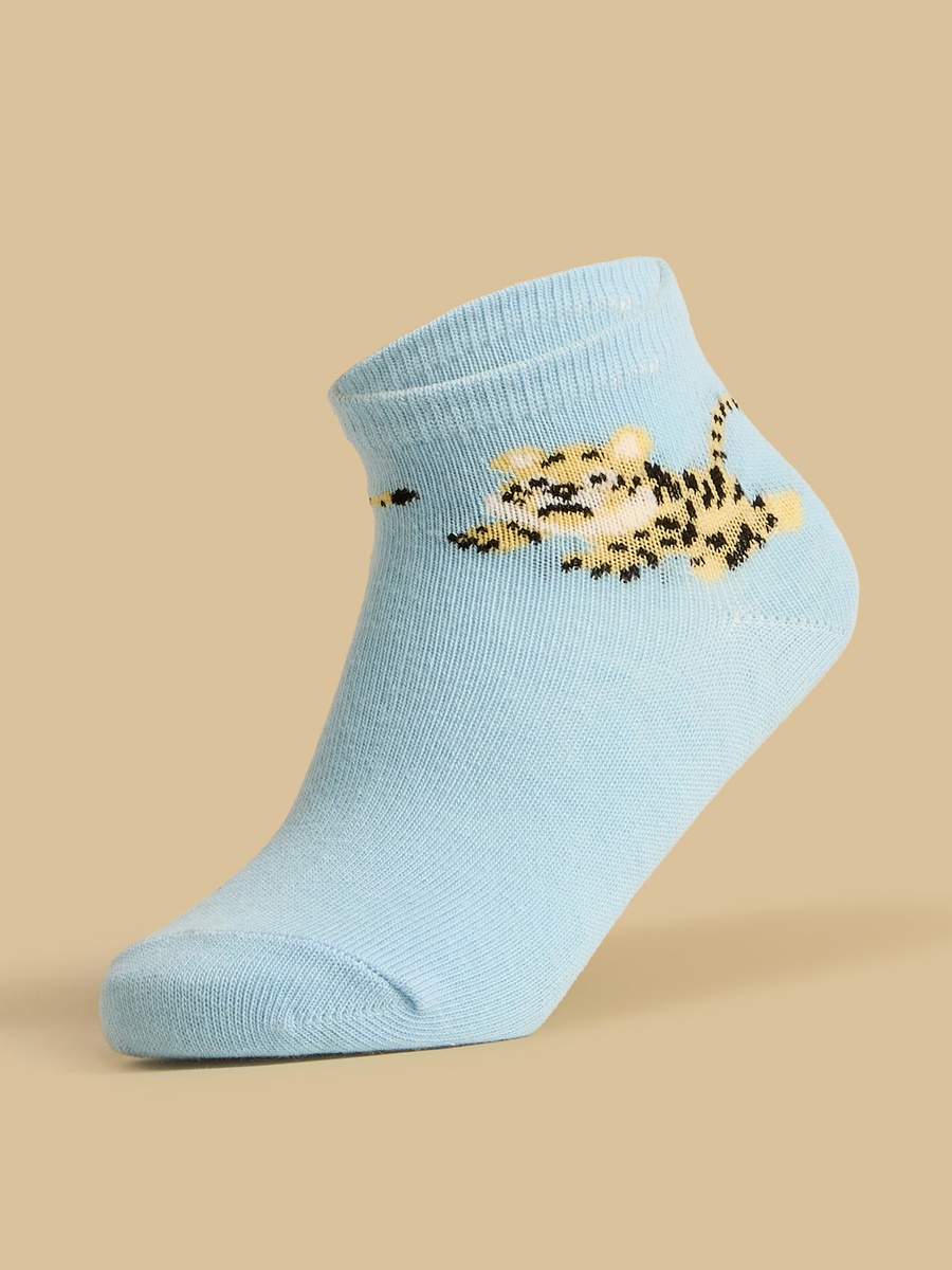 Pack of 3 - Printed Ankle Length Socks