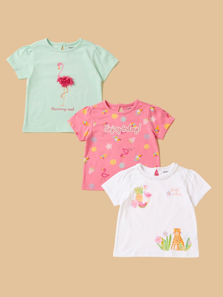 Pack of 3 - Printed Top