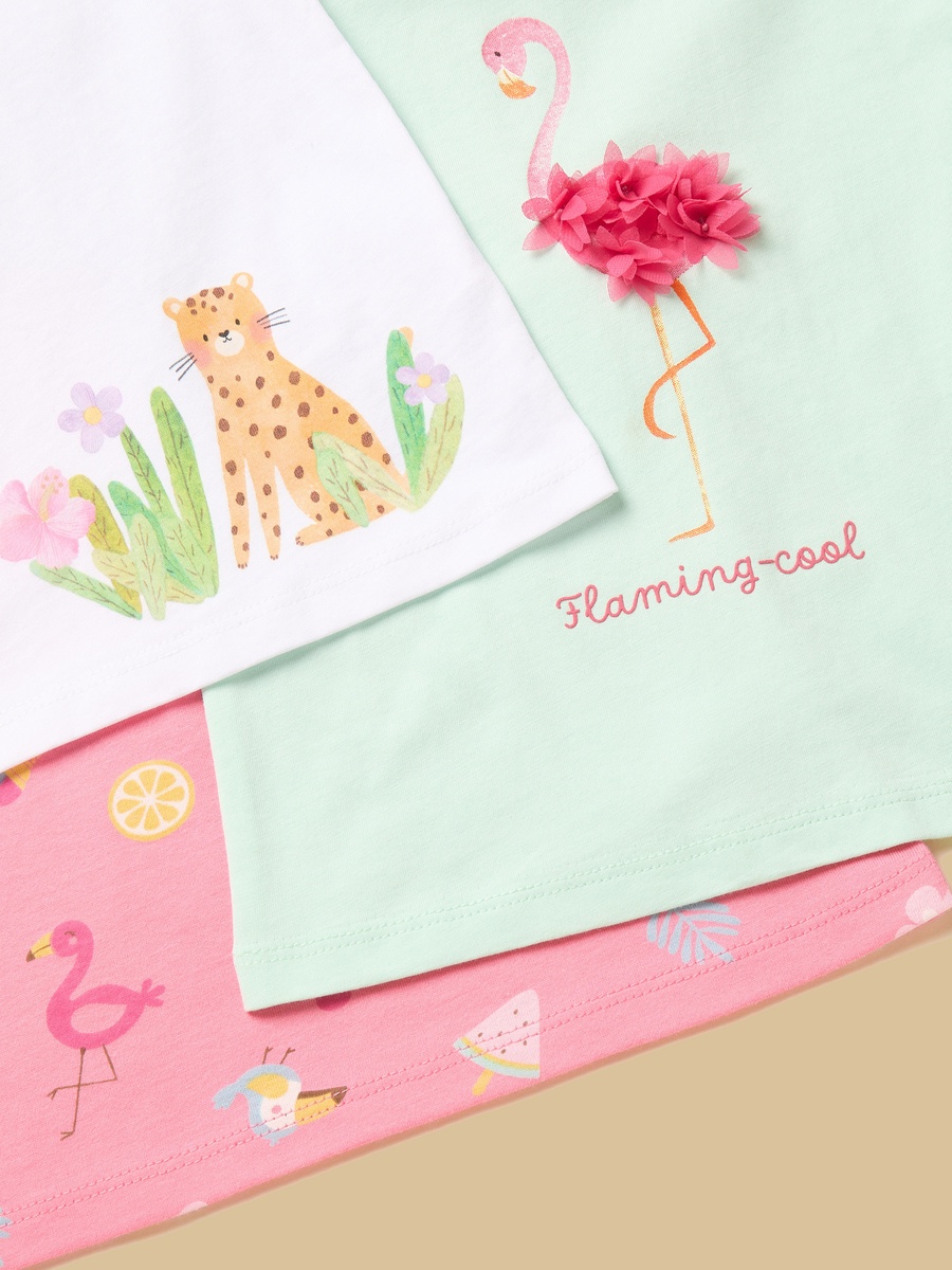 Pack of 3 - Printed Top