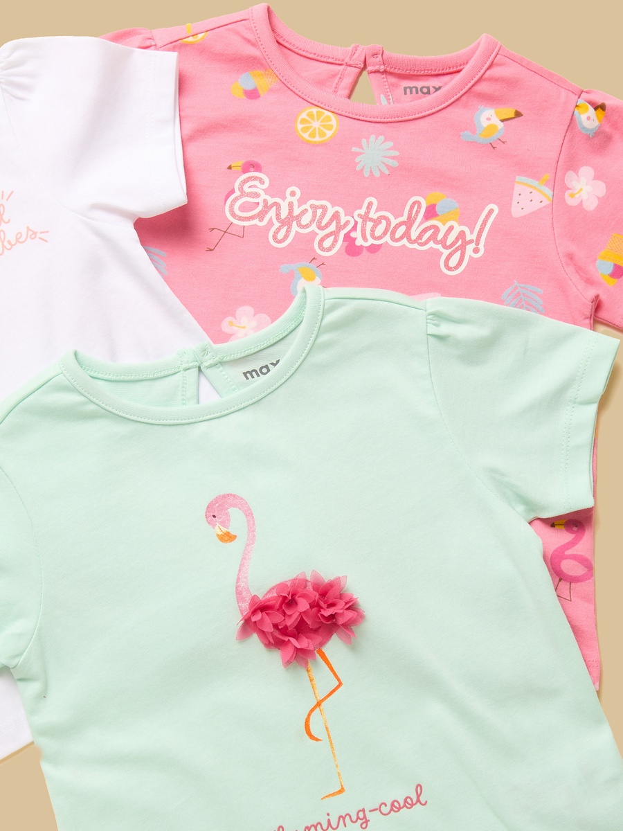 Pack of 3 - Printed Top
