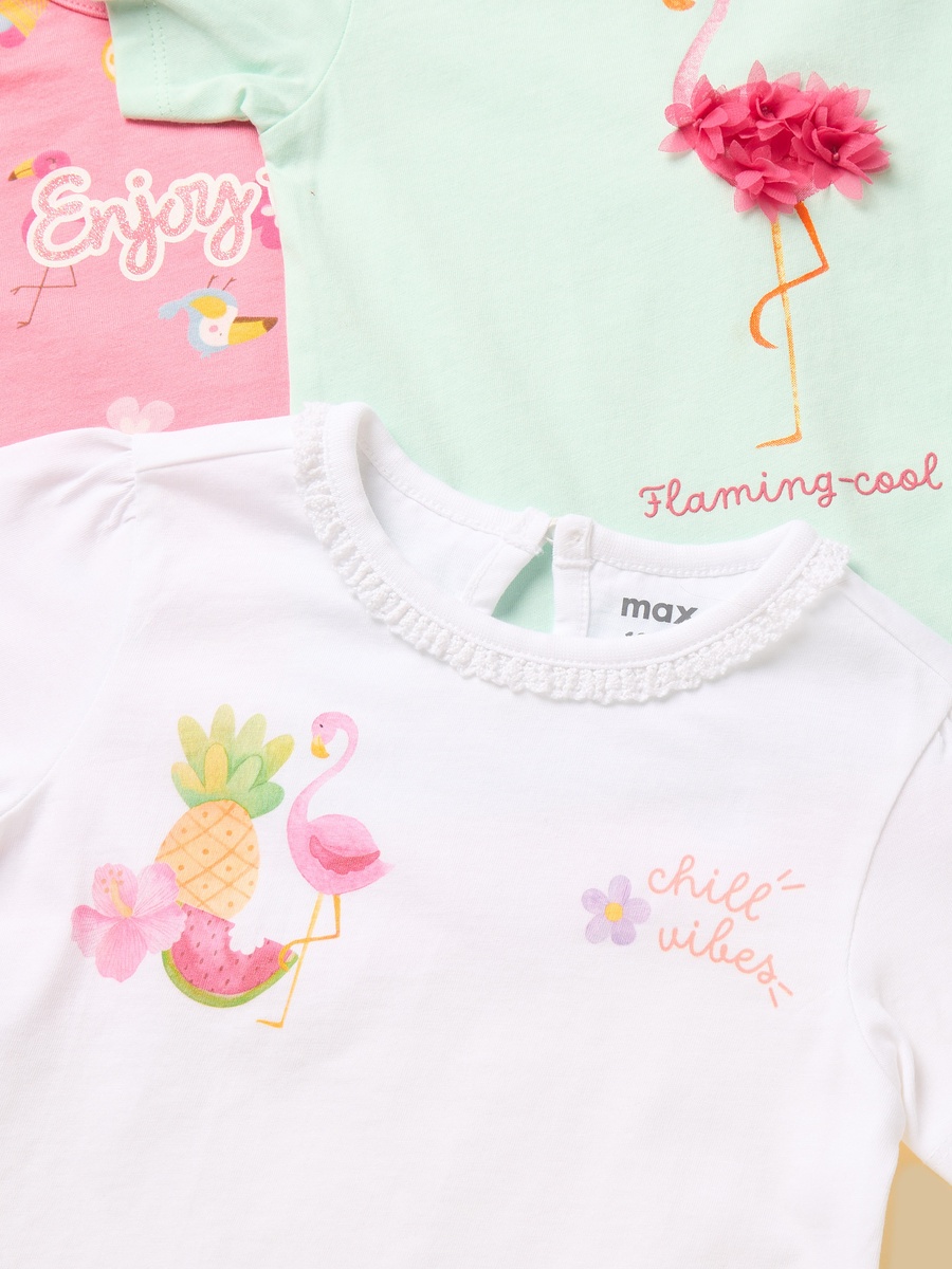 Pack of 3 - Printed Top