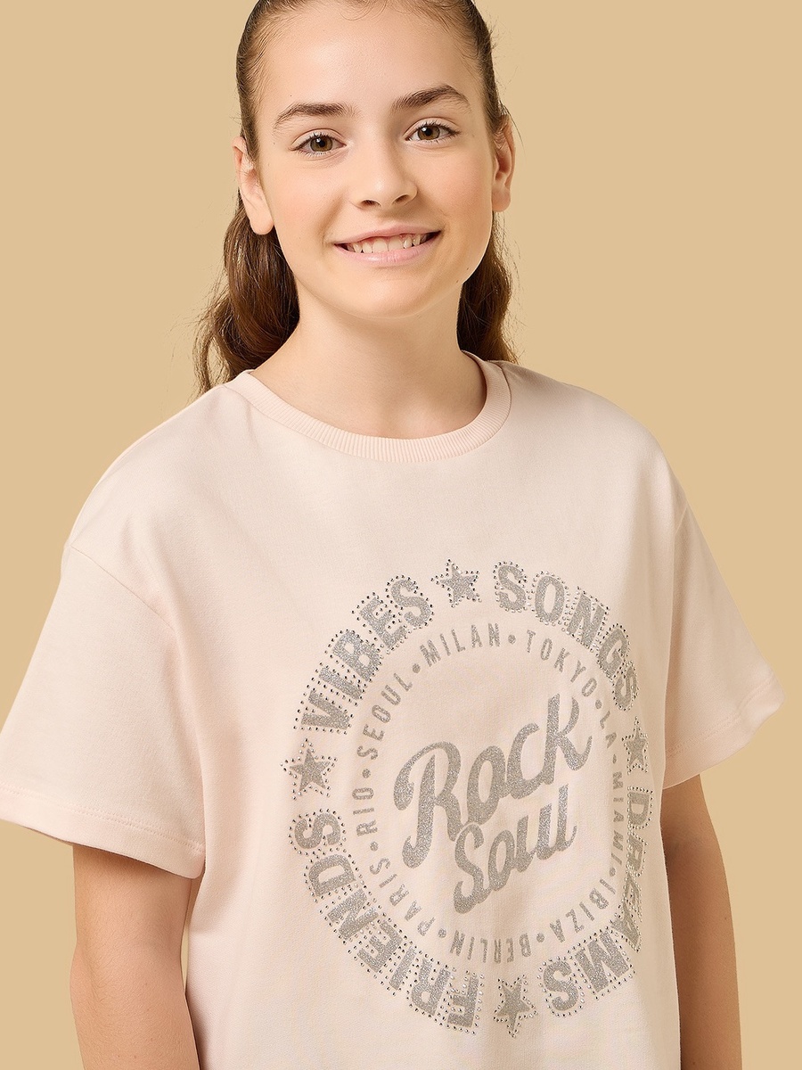 Embellished Cotton T-Shirt