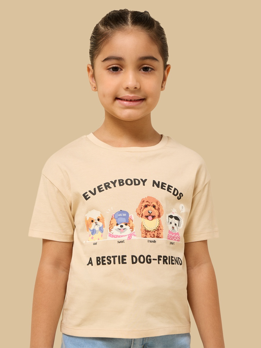 Dog Print Boxy T-Shirt