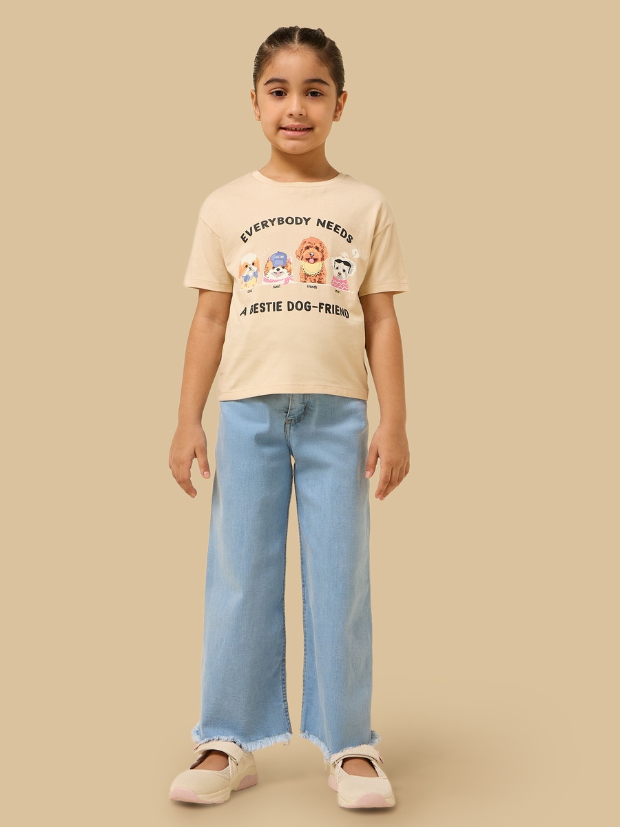Dog Print Boxy T-Shirt